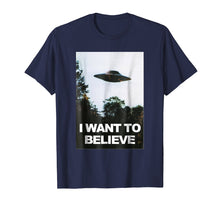 Ladda upp bild till gallerivisning, Alien Ufo Hunter Shirt I Want To Believe T-Shirt