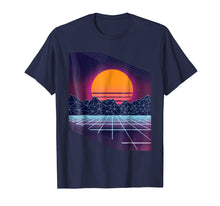 Ladda upp bild till gallerivisning, Retro 80s Vaporwave Outrun Style T-Shirt