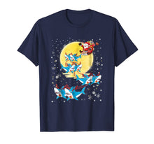 Ladda upp bild till gallerivisning, Santa Claus Riding Shark Christmas Tshirt Funny Xmas Gifts 852272