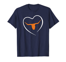 Ladda upp bild till gallerivisning, Cool Longhorn Bull Heart Love T-Shirt 178384