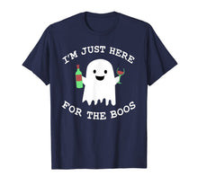 Ladda upp bild till gallerivisning, Halloween Shirt For Women Im Just Here For The Boos Wine T-Shirt 344753