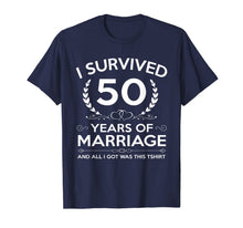 Ladda upp bild till gallerivisning, 50th Wedding Anniversary Gifts Couples Husband Wife 50 Years T-Shirt-439990