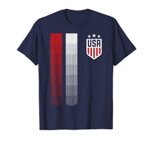 Ladda upp bild till gallerivisning, USA T-shirt | Cool USA Soccer T-shirt Womens Mens Kids 53236