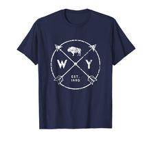 Ladda upp bild till gallerivisning, Wyoming Adventure Shirt Est 1890 Buffalo Arrows State 466704