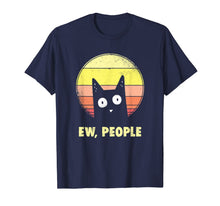 Ladda upp bild till gallerivisning, Ew, People Vintage Funny Cat Lover Gift, Graphic Cat T-Shirt-193586
