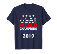 Ladda upp bild till gallerivisning, USA Women Soccer World Champions 2019 4 Stars Gift T-Shirt 132502