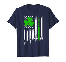 Ladda upp bild till gallerivisning, American Flag Shamrock Nurse St Patrick's Day Gifts TShirt466086