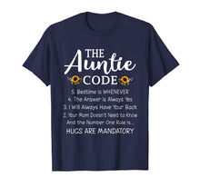 Ladda upp bild till gallerivisning, Funny Family Matching Gifts For Aunt The Auntie Code T-Shirt-3161373