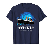 Ladda upp bild till gallerivisning, Kids Gift - RMS Titanic White Star line Maiden Voyage 1912 T-Shirt-2083314
