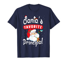 Ladda upp bild till gallerivisning, Santa's Favorite Principal Christmas Funny Teacher School T-Shirt