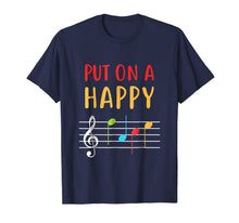 Ladda upp bild till gallerivisning, Funny Put On A Happy Face Music Notes Teacher T-Shirt 1017544