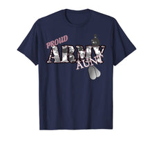 Ladda upp bild till gallerivisning, Proud Army Aunt T-shirt 802997