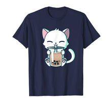 Ladda upp bild till gallerivisning, Boba Cat Drinking Boba Kitten Kawaii Japanese Kitty TShirt T-Shirt851931