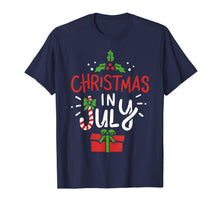 Ladda upp bild till gallerivisning, Christmas In July T Shirt Summer Beach Tshirt Hawaiian Gift 352467