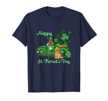 Ladda upp bild till gallerivisning, Cocker Spaniel Riding Green Truck St Patrick's Day Gifts T-Shirt-1276226