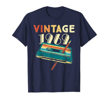 Ladda upp bild till gallerivisning, Vintage 1969 Music Cassette 50th Birthday Gifts 50 Years Old T-Shirt 132987