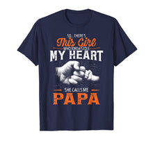 Ladda upp bild till gallerivisning, This Girl Who Kinda Stole My Heart She Calls Me Papa Tshirt 131064
