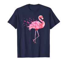 Ladda upp bild till gallerivisning, Cute Flamingo Pink Ribbon Breast Cancer Awareness T-Shirt 173502