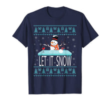 Ladda upp bild till gallerivisning, Cocaine Snowman let it snow funny christmas ugly sweater T-Shirt-1764388