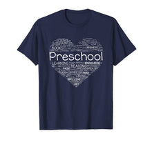 Ladda upp bild till gallerivisning, Preschool Teacher - Heart T-Shirt Teacher Shirt 143763