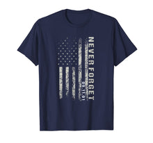 Ladda upp bild till gallerivisning, Never Forget 09.11.2001 American Flag Tshirt Patriotic Shirt 252768