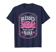 Ladda upp bild till gallerivisning, Blessed To Be Called Nana Cute Floral Christmas Gifts T-Shirt-1859848