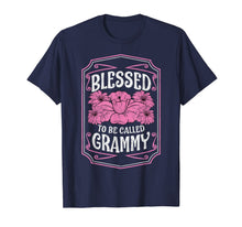 Ladda upp bild till gallerivisning, Blessed To Be Called Grammy Cute Floral Christmas Gifts T-Shirt-3159722