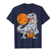 Ladda upp bild till gallerivisning, Halloween Shirts for Boys Kids Dinosaur T rex Mummy Pumpkin 95665