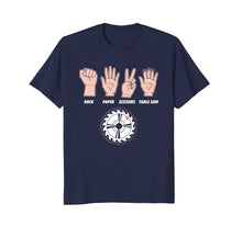Ladda upp bild till gallerivisning, Funny shirts V-neck Tank top Hoodie sweatshirt usa uk au ca gifts for Rock Paper Scissors Table Saw Carpenter T-Shirt 4130007