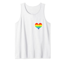 Ladda upp bild till gallerivisning, LGBT Pride Rainbow Flag Heart Love Tank Top 43423