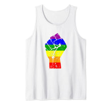 Ladda upp bild till gallerivisning, Resist Fist Rainbow Flag Gay Pride Tank Top 66183