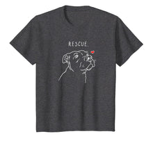Ladda upp bild till gallerivisning, Rescue Dog, Pitbull Drawing, Rescue Mom, Adopt Don't Shop T-Shirt 136688