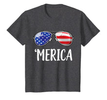 Ladda upp bild till gallerivisning, Merica Sunglasses 4th of July T shirt Kids Boys Girls Men US 59236