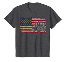 Ladda upp bild till gallerivisning, Farm Tractors America Flag T-Shirt I Patriotic Farming Gift 935428