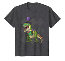 Ladda upp bild till gallerivisning, Kids Mardi Gras Shirt Dinosaur T Rex Beads Costume Grunge 1662694