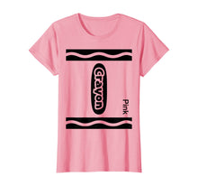Ladda upp bild till gallerivisning, Halloween Pink Crayon Costume Funny T-Shirt 83453