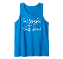 Ladda upp bild till gallerivisning, Game Day Apparel for Women Cute Tailgates and Touchdowns Tank Top 500876