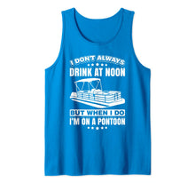 Ladda upp bild till gallerivisning, Drink At Noon Pontoon Boat Funny Motor Boating Lake Tank Top 140446