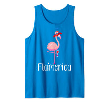 Ladda upp bild till gallerivisning, Pink Flamingo Uncle Sam Hat Patriotic 4th of July Gift Tank Top 320596