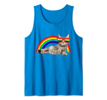Ladda upp bild till gallerivisning, Funny Cat Gay Pride LGBT Rainbow Sunglasses Shirt Tank Top 126133