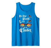 Ladda upp bild till gallerivisning, No One Should Live In A Closet LGBT Gay Pride Rainbow LGBTQ Tank Top 28759