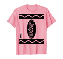 Ladda upp bild till gallerivisning, Pink Crayon Box Halloween Costume Couple Group T-Shirt 24795