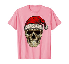Ladda upp bild till gallerivisning, Funny shirts V-neck Tank top Hoodie sweatshirt usa uk au ca gifts for Santa Hat Sugar Skull Day Of The Dead Funny Christmas Skull T-Shirt 669252