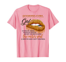 Ladda upp bild till gallerivisning, Scorpio Girl Hated by many Biting lips Tshirt Birthday Gifts 144317