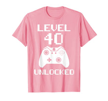 Ladda upp bild till gallerivisning, Funny shirts V-neck Tank top Hoodie sweatshirt usa uk au ca gifts for Level 40 Unlocked Shirt Funny Video Gamer 40th Birthday Gift T-Shirt 609139
