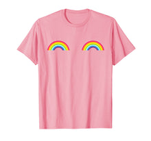 Ladda upp bild till gallerivisning, Gay Les Pride Rainbow Boobs T-Shirt Lgbt Pride Month Gifts