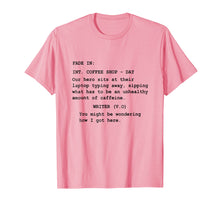 Ladda upp bild till gallerivisning, Funny shirts V-neck Tank top Hoodie sweatshirt usa uk au ca gifts for Funny Shirt for Screenwriter Writing in Coffee Shop Script 274743