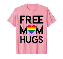 Ladda upp bild till gallerivisning, free mom hugs tshirt rainbow heart LGBT pride month T-Shirt 115838