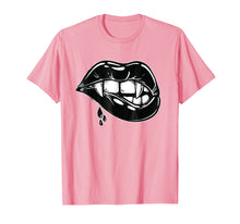 Ladda upp bild till gallerivisning, Funny shirts V-neck Tank top Hoodie sweatshirt usa uk au ca gifts for Sexy Lips Blood and Fangs Vampire Shirt 819010