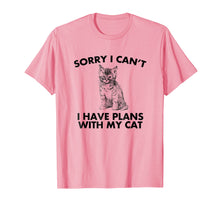 Ladda upp bild till gallerivisning, Funny shirts V-neck Tank top Hoodie sweatshirt usa uk au ca gifts for Sorry I can't I Have Plans With My Cat Mens Ladies T-Shirt 1128802